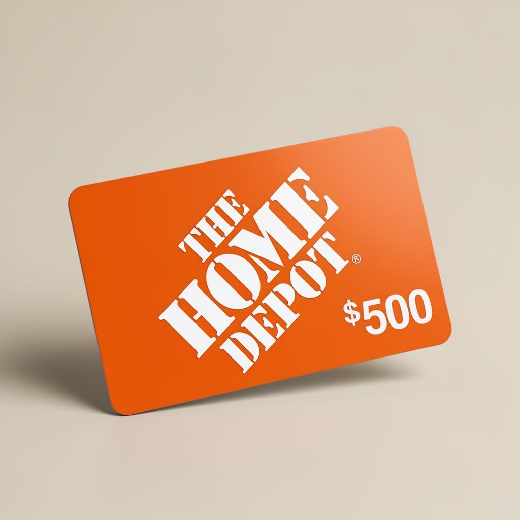 $500 Home Depot Gift Card